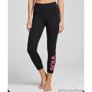 Like New Lululemon X Soulcycle Wunder Under Crop High-Rise 23" Black Leggings 4